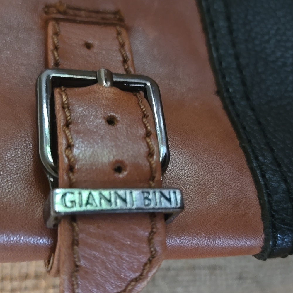 Gianni Bini Black and Brown Heeled Boots
